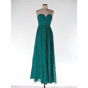 J. Crew Silk Chiffon Gown